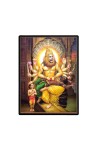 Narasimha Laminated Photo - 5x7 Inches, Divine Blessings for Home & Office and Temple Decoration (5X7)