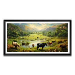 Nature Landscape Floating Frame Scenery Digital Print - (I5626) - 24x48 inch Modern Nature Wall Art for Living Room, Bedroom, Office, Hotels, Drawing Room Nature Landscape Floating Frame Scenery Digital Print - (I5626) - 24x48 inch Modern Nature Wall Art for Living Room, Bedroom, Office, Hotels, Drawing Room