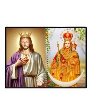 Jesus Christ - Our Lady Of Good Health Laminated Photo - 11x13 Inches, Divine Blessings For Home & Office And Temple Decoration (F16358)