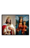 Jesus Lady Of Velankanni Laminated Photo - 13x15 Inches, Divine Blessings For Home & Office And Temple Decoration (F16201)