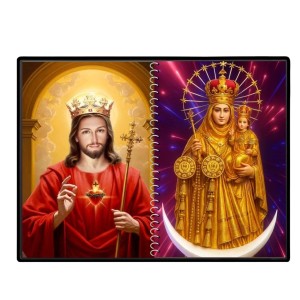 Jesus Christ - Our Lady Of Good Health Laminated Photo - 7x9 Inches, Divine Blessings For Home & Office And Temple Decoration (F16359)
