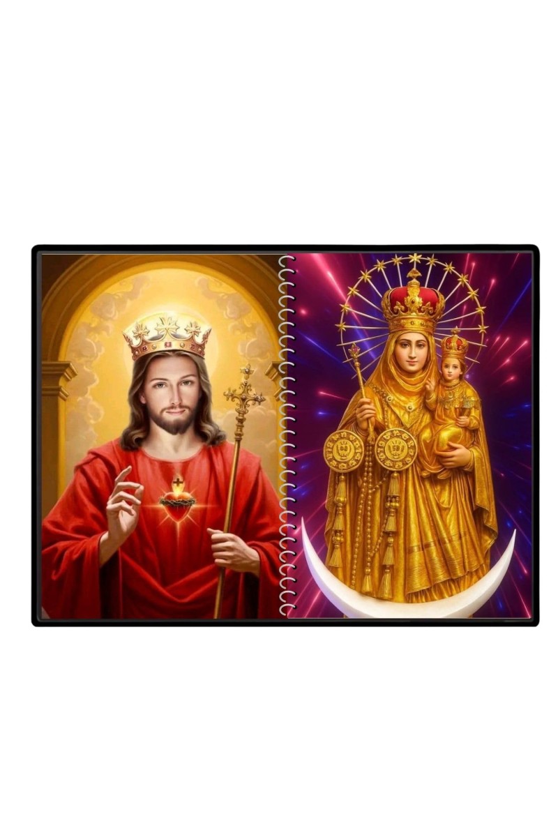 Jesus Christ - Our Lady Of Good Health Laminated Photo - 11x13 Inches, Divine Blessings For Home & Office And Temple Decoration (F16359)