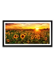 Nature Landscape Floating Frame Scenery Digital Print - (I5598) - 12x24 inch Modern Nature Wall Art for Living Room, Bedroom, Office, Hotels, Drawing Room