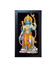 Sri Ramchandra Photo Frame – Elegant Acrylic Wall Decor for Home, Office & Temple Blessings (39.5 x 24.3 cm)