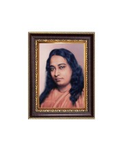 Sri Paramahansa Yogananda Digital Print Photo 6.7x8.7 inches - Vibrant Religious Wall Art for Home, Office and Temple Decor.