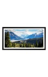 Nature Landscape Floating Frame Scenery Digital Print - (I5928) - 18x36 inch Modern Nature Wall Art for Living Room, Bedroom, Office, Hotels, Drawing Room
