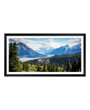 Nature Landscape Floating Frame Scenery Digital Print - (I5928) - 12x24 inch Modern Nature Wall Art for Living Room, Bedroom, Office, Hotels, Drawing Room