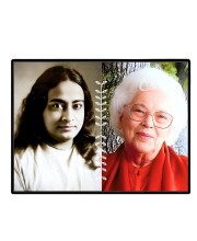 Paramahansa YoganandaSri Daya Mata Laminated Photo - 7x9 Inches, Divine Blessings For Home & Office And Temple Decoration (F16170)