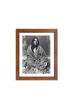 HiTechMart Anandamayee Maa | Black and White Photo | Divine Portrait of Anandamayi Ma