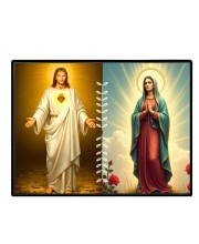Jesus Christ - Immaculate Conception Laminated Photo - 11x13 Inches, Divine Blessings For Home & Office And Temple Decoration (F16274)