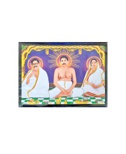 HiTechMart ANUKUL CH THAKUR PARIWAR (7X5 in) Wood Laminated Photo With Wall/Back Support Mount Religious Photo Frame Versatile Décor for Wall, Table, Ideal for Gifts, Puja, and Living Room Ambiance