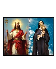 Immaculate Heart Of Mary Laminated Photo - 13x15 Inches, Divine Blessings For Home & Office And Temple Decoration (F16446)