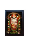 Hitech Tirupati Balaji - Lord Venkateswara Religious photo frame for Wall, Temple, Outdoor Spaces Home Decor, gifts (Pvc Frame and Front - Glass, 8 x 6 inch)