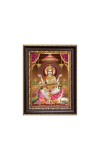 Maa Swaraswati Digital Print Photo 10.7x12.7 inches - Vibrant Religious Wall Art for Home or Office Decor.