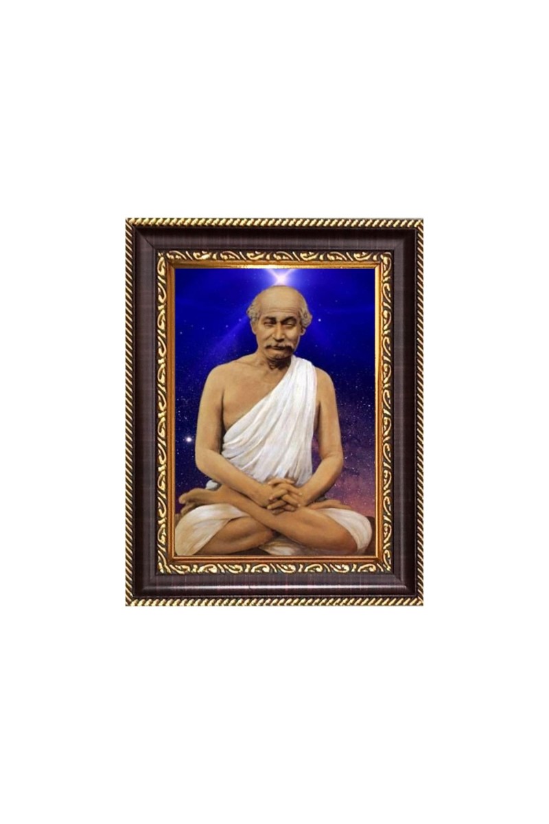 Lahiri Mahasaya Digital Print Photo 10.7x12.7 inches - Vibrant Religious Wall Art for Home or Office Decor.