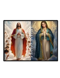 Jesus Christ-Immaculate Conception Laminated Photo - 7x9 Inches, Divine Blessings For Home & Office And Temple Decoration (F16272)