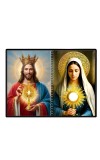 Immaculate Heart Of Mary Laminated Photo - 11x13 Inches, Divine Blessings For Home & Office And Temple Decoration (F16450)