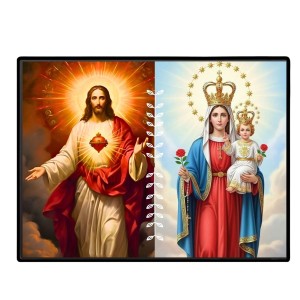 Jesus Christ - Our Lady Of Perpetual Help Laminated Photo - 11x13 Inches, Divine Blessings For Home & Office And Temple Decoration (F16261) Jesus Christ - Our Lady Of Perpetual Help Laminated Photo - 11x13 Inches, Divine Blessings For Home & Office And Temple Decoration (F16261)