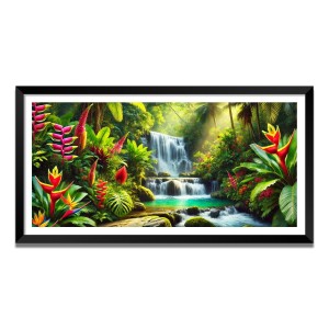 Nature Landscape Floating Frame Scenery Digital Print - (I5660) - 18x36 inch Modern Nature Wall Art for Living Room, Bedroom, Office, Hotels, Drawing Room Nature Landscape Floating Frame Scenery Digital Print - (I5660) - 18x36 inch Modern Nature Wall Art for Living Room, Bedroom, Office, Hotels, Drawing Room