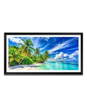 Nature Landscape Floating Frame Scenery Digital Print - (I5706) - 12x24 inch Modern Nature Wall Art for Living Room, Bedroom, Office, Hotels, Drawing Room