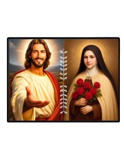 Jesus Christ - St. Therese Of Lisieux Laminated Photo - 11x13 Inches, Divine Blessings For Home & Office And Temple Decoration (F16247)