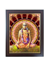 Hitech Sales Srila Bhaktisiddhanta Saraswati Goswami Photo Frame for Pooja Room, Temple Decor, Home Decoration and Gift