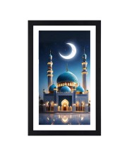 Masjid colored Photo | Mosque Wall Art | Ideal for Home or Office Decoration