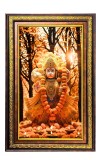 Lord Hanuman Digital Golden Balck Color Photo Frame | Hindu Religious Wall Decor | 10x16 Inches - Inspirational Wall Art For Office, Home Decor - Ideal Spiritual Gift (F16565)