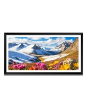 Nature Landscape Floating Frame Scenery Digital Print - (I5601) - 12x24 inch Modern Nature Wall Art for Living Room, Bedroom, Office, Hotels, Drawing Room