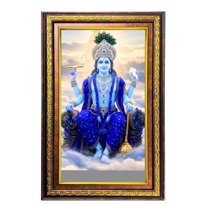 Lord Vishnu Digital Golden Balck Color Photo Frame | Hindu Religious Wall Decor | 14x20 Inches - Inspirational Wall Art For Office, Home Decor - Ideal Spiritual Gift (F16862) Lord Vishnu Digital Golden Balck Color Photo Frame | Hindu Religious Wall Decor | 14x20 Inches - Inspirational Wall Art For Office, Home Decor - Ideal Spiritual Gift (F16862)