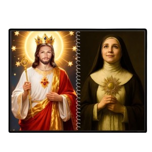 Immaculate Heart Of Mary Laminated Photo - 13x15 Inches, Divine Blessings For Home & Office And Temple Decoration (F16448)