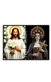 Jesus Christ - St. Therese Of Lisieux Laminated Photo - 11x13 Inches, Divine Blessings For Home & Office And Temple Decoration (F16249)