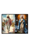 Jesus Mother Virgin Mary Laminated Photo - 5x7 Inches, Divine Blessings For Home & Office And Temple Decoration (F16236)