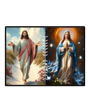 Jesus Mother Virgin Mary Laminated Photo - 11x13 Inches, Divine Blessings For Home & Office And Temple Decoration (F16236)