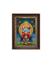 Maa Bhadrakaali Digital Print Photo 10.7x12.7 inches - Vibrant Religious Wall Art for Home or Office Decor.