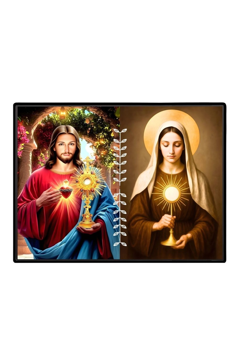 Jesus Christ - Our Lady Of Sorrows Laminated Photo - 5x7 Inches, Divine Blessings For Home & Office And Temple Decoration (F16294)