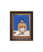 Sri Anukul Chandra Thakur Digital Print Photo 6.7x8.7 inches - Vibrant Religious Wall Art for Home, Office and Temple Decor.
