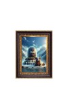 Lord Shiva lingam and Nandi Maharaj Digital Print Photo 6.7x8.7 inches - Vibrant Religious Wall Art for Home, Office and Temple Decor.