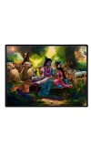 Lord RadhaKrishna Laminated Photo - 5x7 Inches, Divine Blessings For Home & Office And Temple Decoration (F16089)