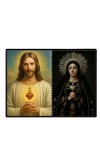Jesus Christ - Our Lady Of Sorrows Laminated Photo - 11x13 Inches, Divine Blessings For Home & Office And Temple Decoration (F16335)
