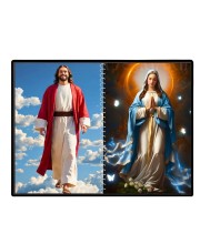 Jesus Christ - Our Lady Of Grace Laminated Photo - 11x13 Inches, Divine Blessings For Home & Office And Temple Decoration (F16391)