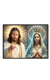 Jesus Christ - Immaculate Conception Laminated Photo - 11x13 Inches, Divine Blessings For Home & Office And Temple Decoration (F16279)