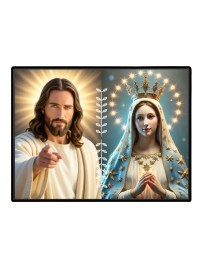 Jesus Christ - Immaculate Conception Laminated Photo - 9x11 Inches, Divine Blessings For Home & Office And Temple Decoration (F16279)