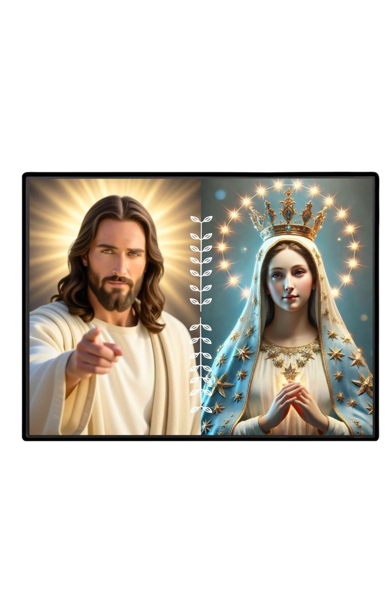 Jesus Christ - Immaculate Conception Laminated Photo - 11x13 Inches, Divine Blessings For Home & Office And Temple Decoration (F16279)