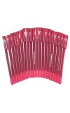 Kundan Df Pen | Ball Pen Box Pack | Slim & Red Color Body Pens Easy to hold | Pack of 1, P-20, INK Colour - Red | Smooth Writing use for Study, Office Work