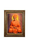 HI Tech Sale Swami Vivekananda picture frame photo for puja wall art portrait image spiritual framed home decor guru divine (10 x 12)