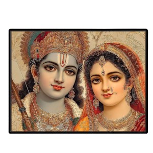 Lord RadhaKrishna Laminated Photo - 11x13 Inches, Divine Blessings For Home & Office And Temple Decoration (F16081) Lord RadhaKrishna Laminated Photo - 11x13 Inches, Divine Blessings For Home & Office And Temple Decoration (F16081)