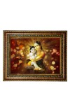 HiTech Sales Lord Krishna and Mother Yashoda Photo Frame Deity for Office, Wall/Table, Study Room & Living Room, Gifts | PVC Frame & Front Face - Glass (9 x 7)
