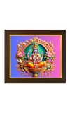 Hitech Sales | Handcrafted Divine Lord Vishnu Photo Frame - Traditional Indian Art with Intricate Details - Perfect for Home Décor, Pooja Room, and Gifts - Size: 10x12 inch.