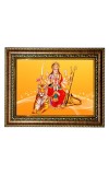 HiTech Sales Goddess Durga Hindu God Photo Frame MATA Deity for Office, Wall/Table, Study Room & Living Room, Gifts | PVC Frame & Front Face - Glass (9 x 7)